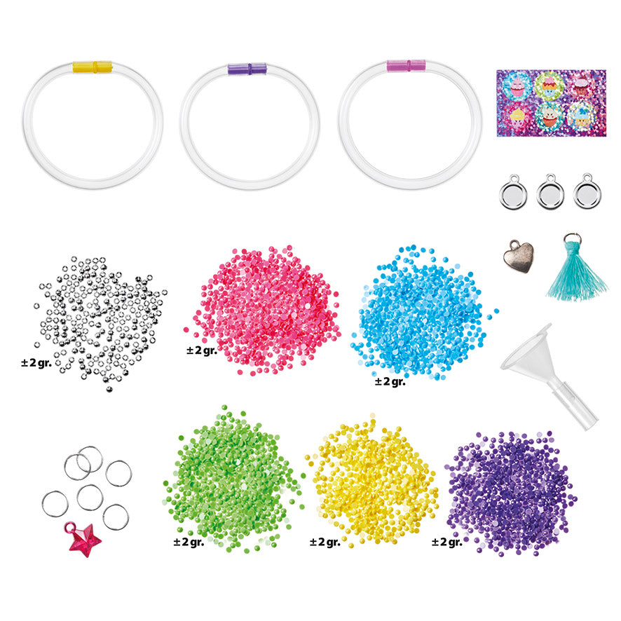 Glitter Tube Bracelets