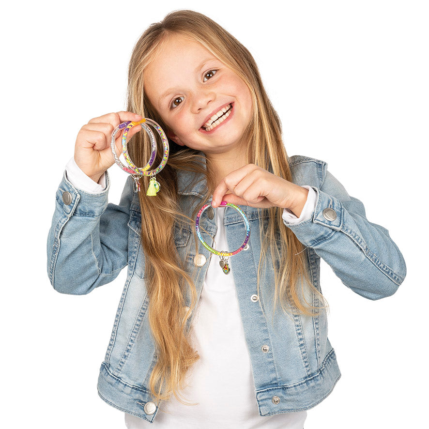 Glitter Tube Bracelets