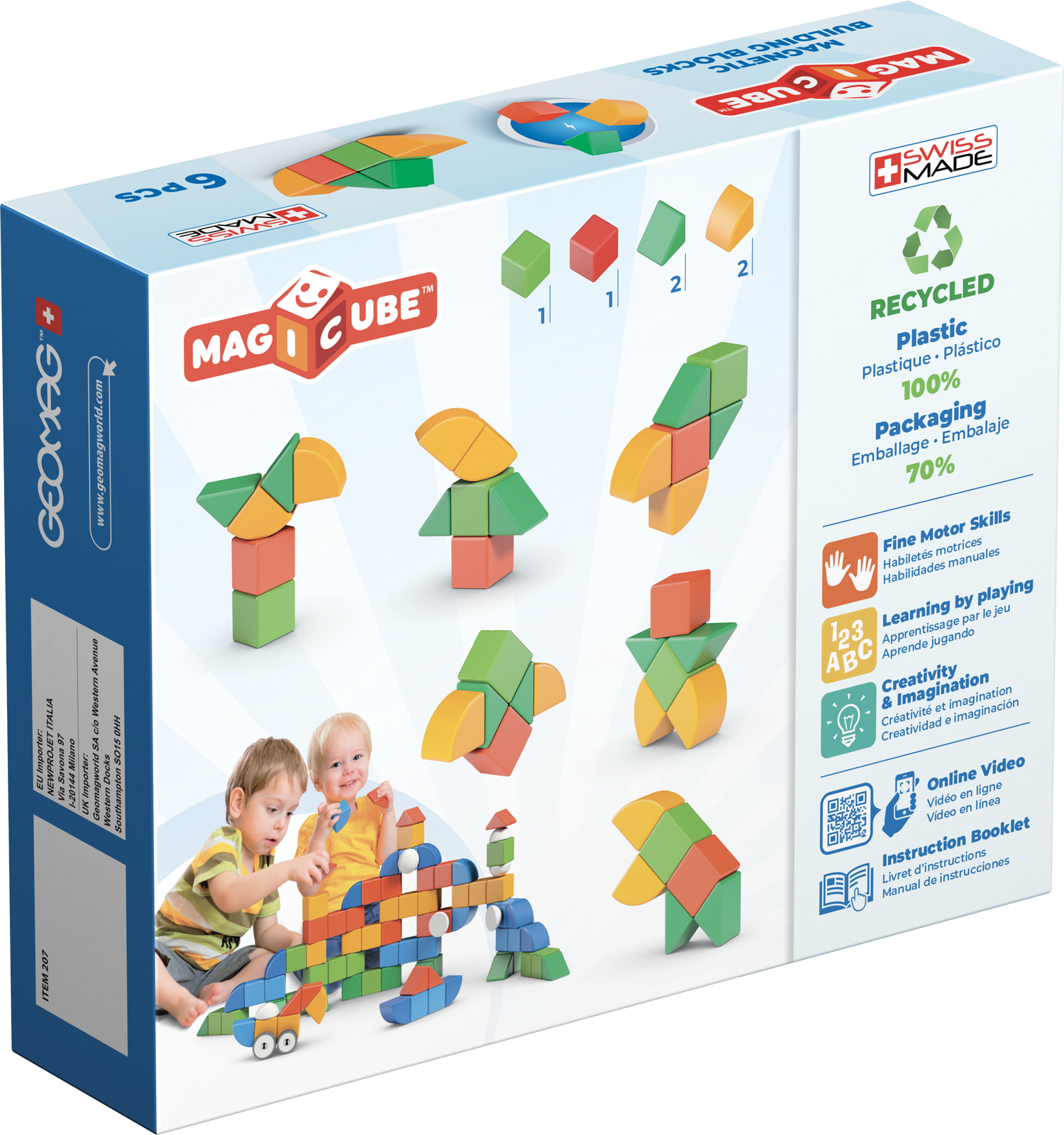 Geomag Magicube Starter Set 6 Pieces