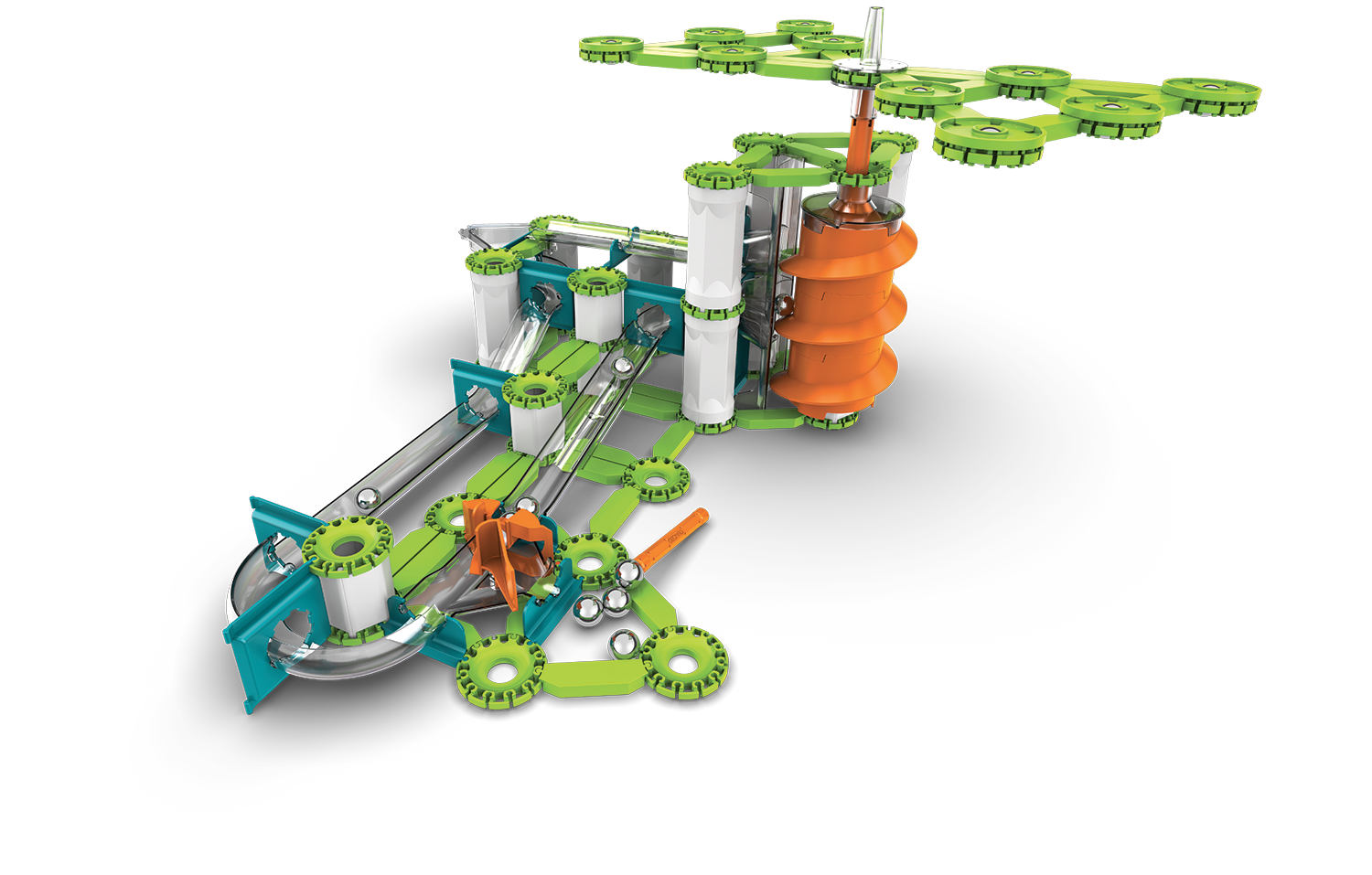 Geomag Mechanics Gravity Elevator Circuit 207 Pieces