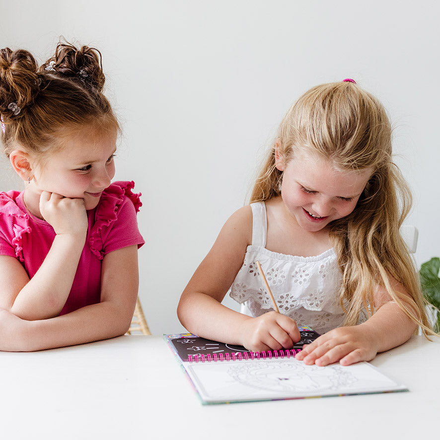 Unicorn Scratch Book