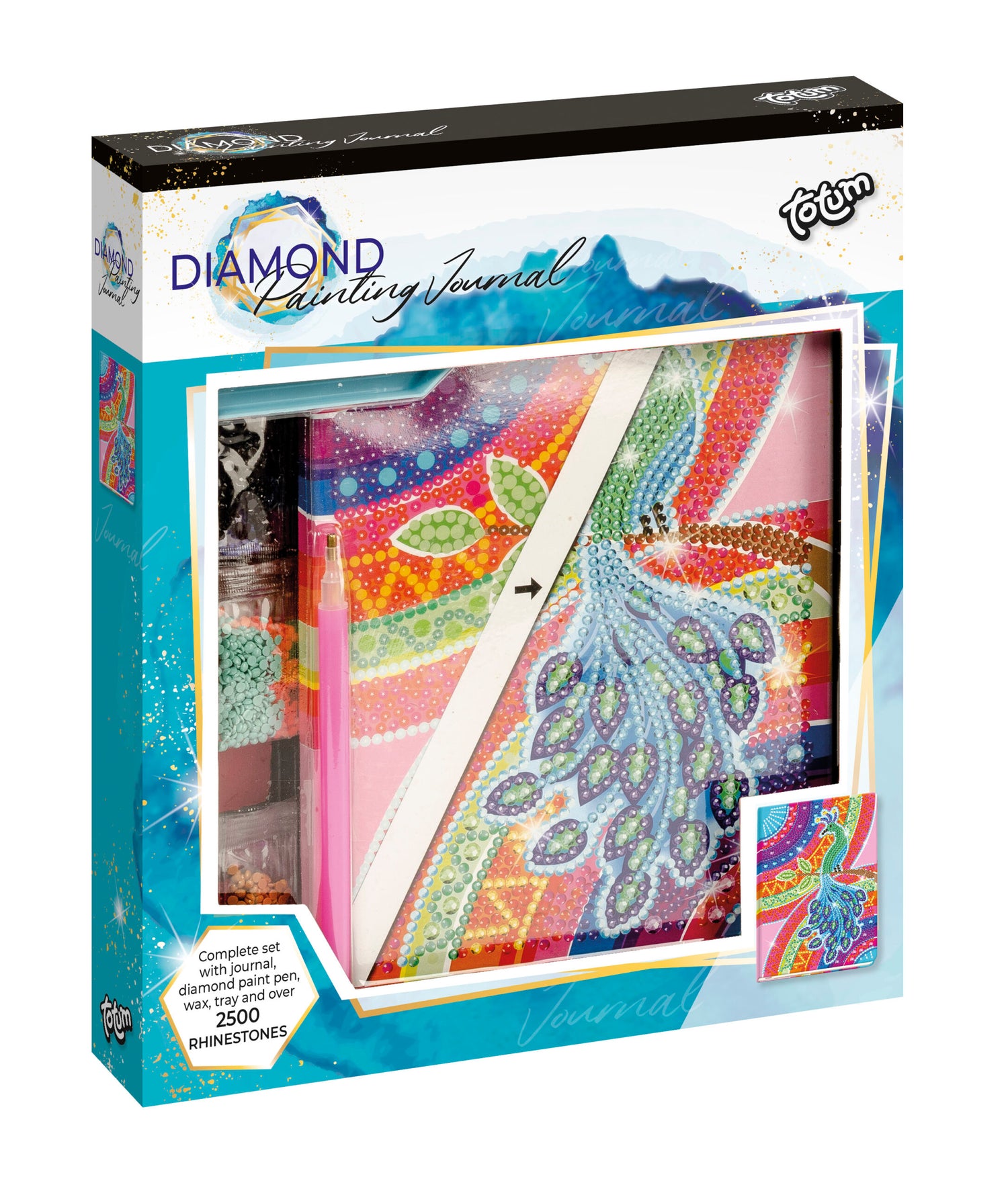 Diamond Paint Notebook Peacock