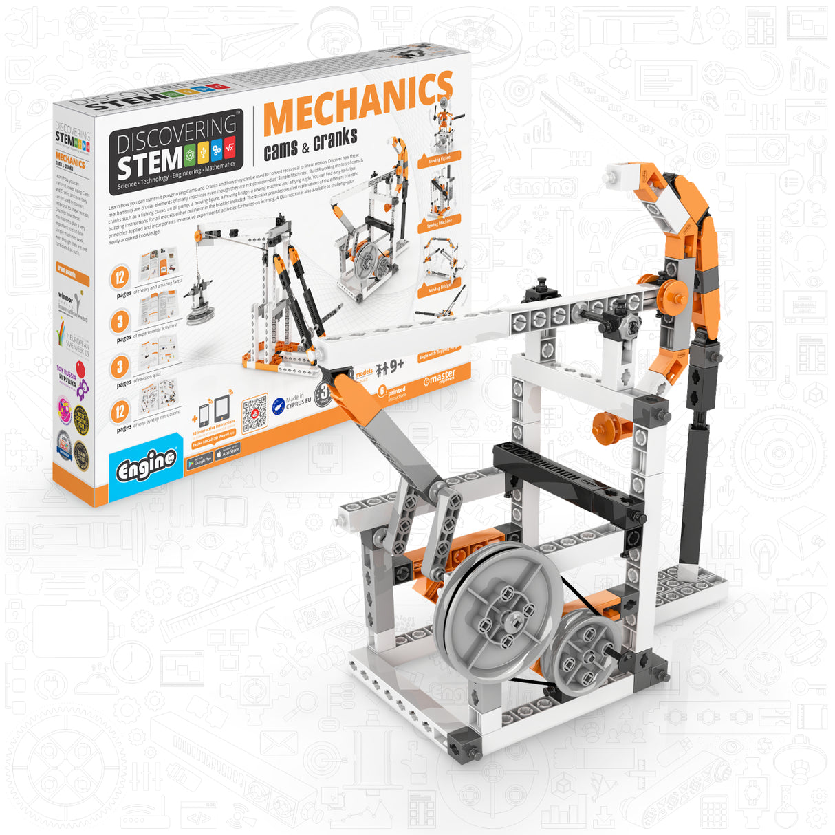 Engino Discovering STEM: Mechanics - Cams & Cranks