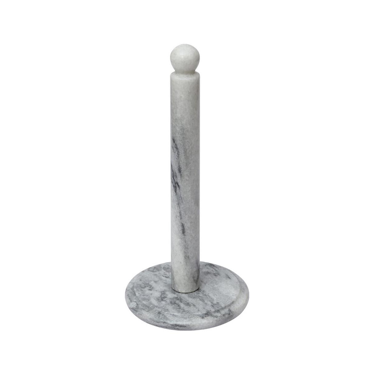 Salerno Grey Marble Kitchen Roll Holder