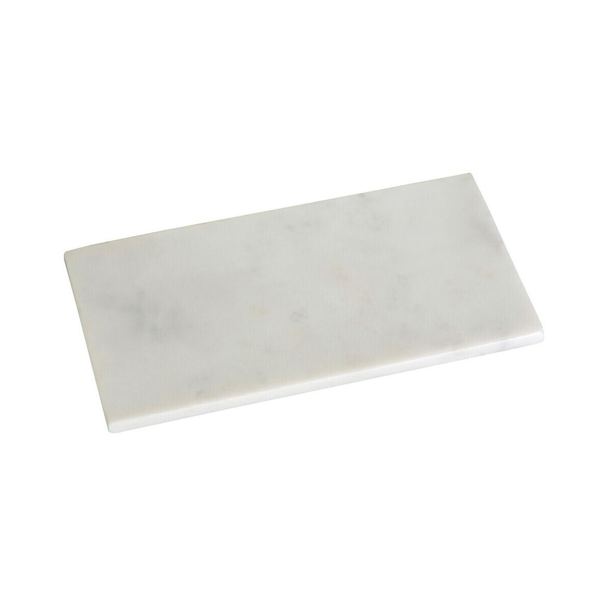 Kindia White Rectangular Marble Board