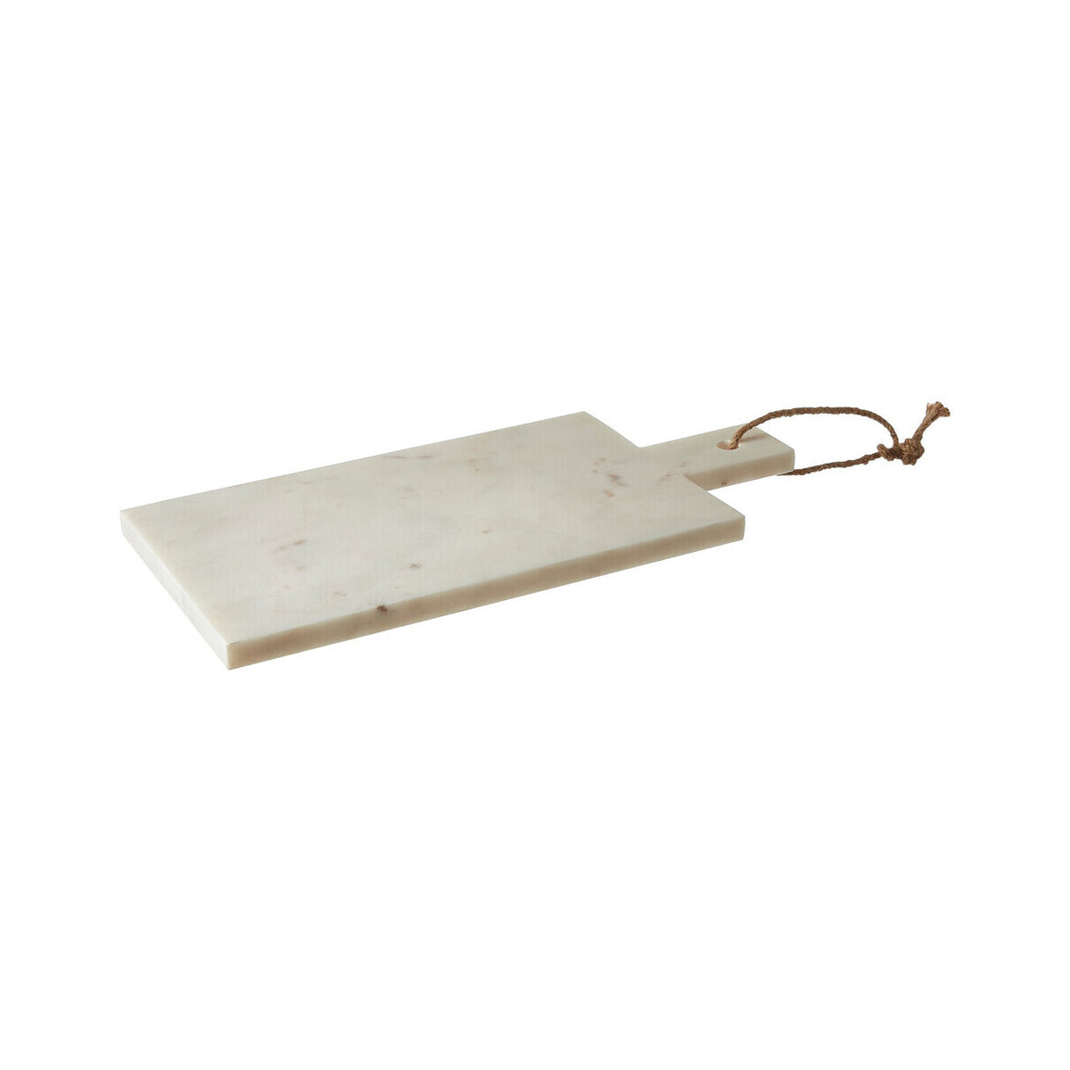 Kindia Large White Marble Paddle Chopping And Serving Board