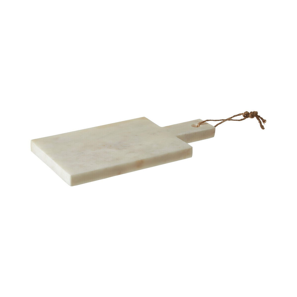 Kindia Small White Marble Paddle Chopping and Serving Board