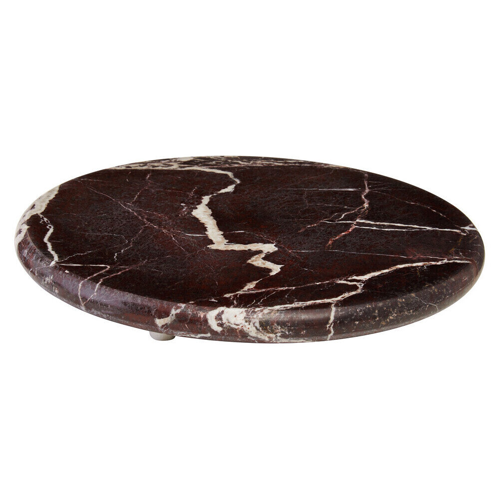 Salmo Red Marble Round Chopping and Serving Board
