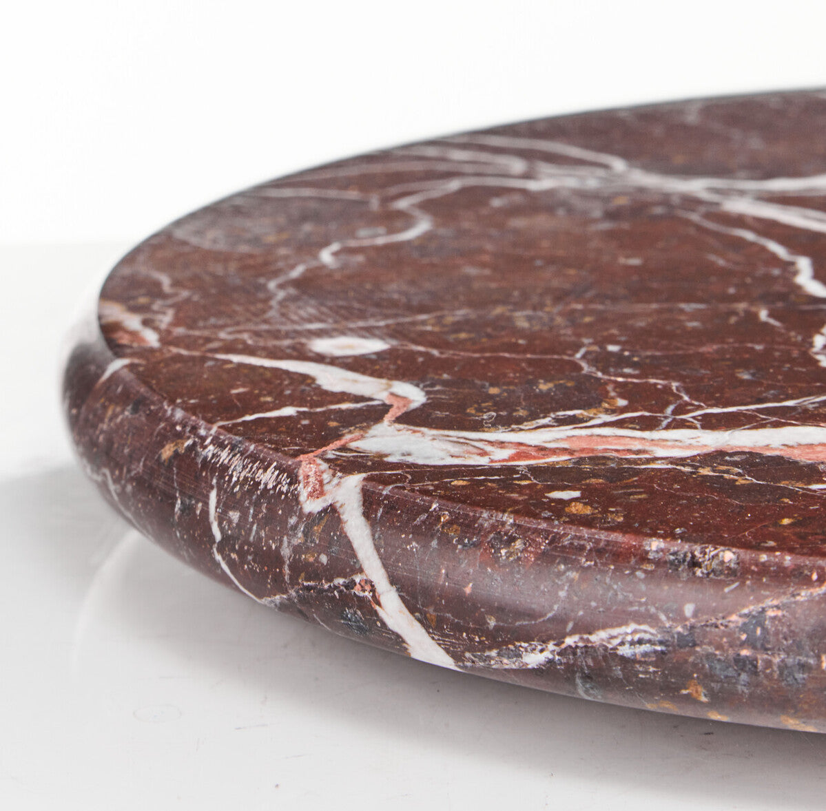 Salmo Red Marble Round Chopping and Serving Board
