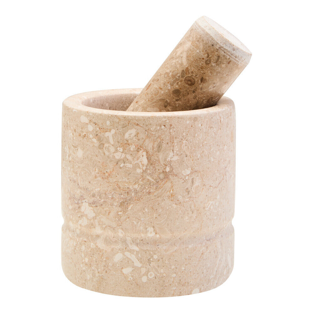Marmore Cream Marble Mortar And Pestle