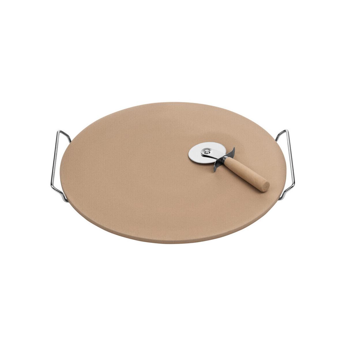 Pizza Stone And Cutter Large Set