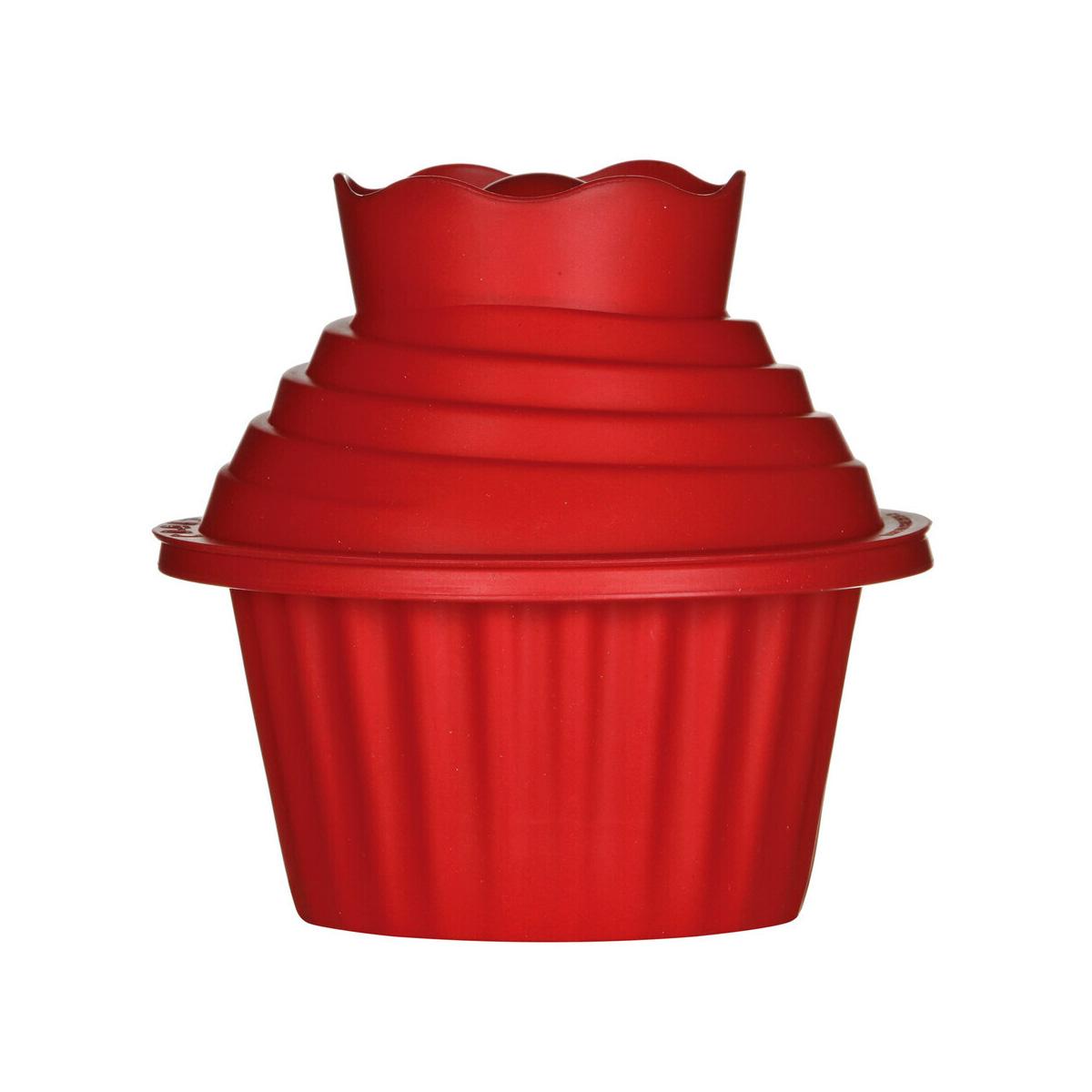 3Pc Red Giant Cupcake Set