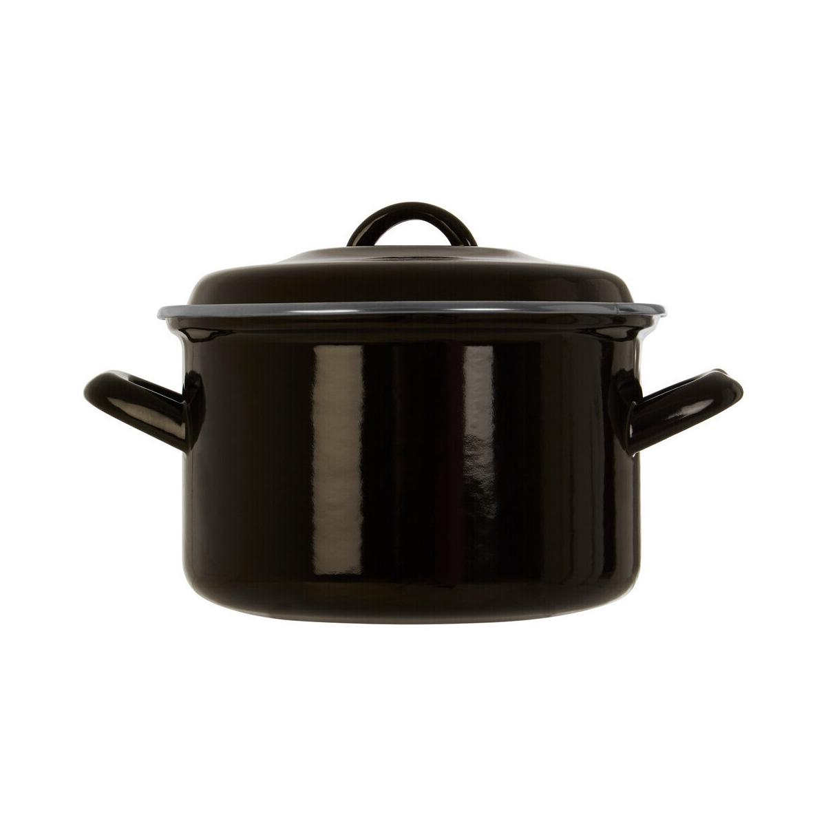 Porter Small Black Casserole Dish