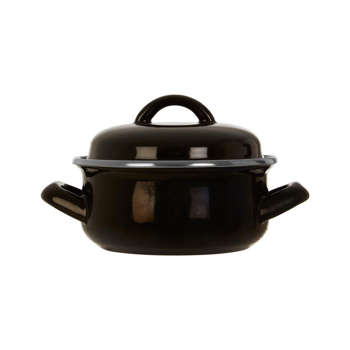 Porter 12cm Dia Black Mini Casserole Dish