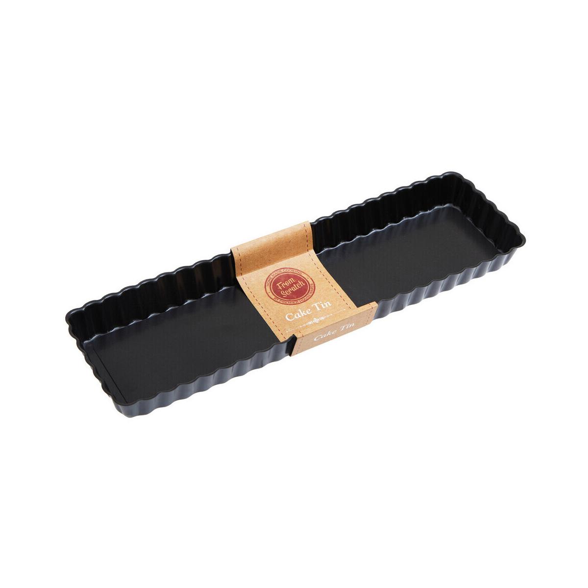 From Scratch Rectangular Fluted Flan Quiche Tin