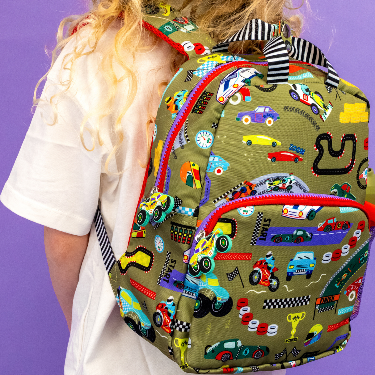 Backpack - Cars (Recycled Materials)