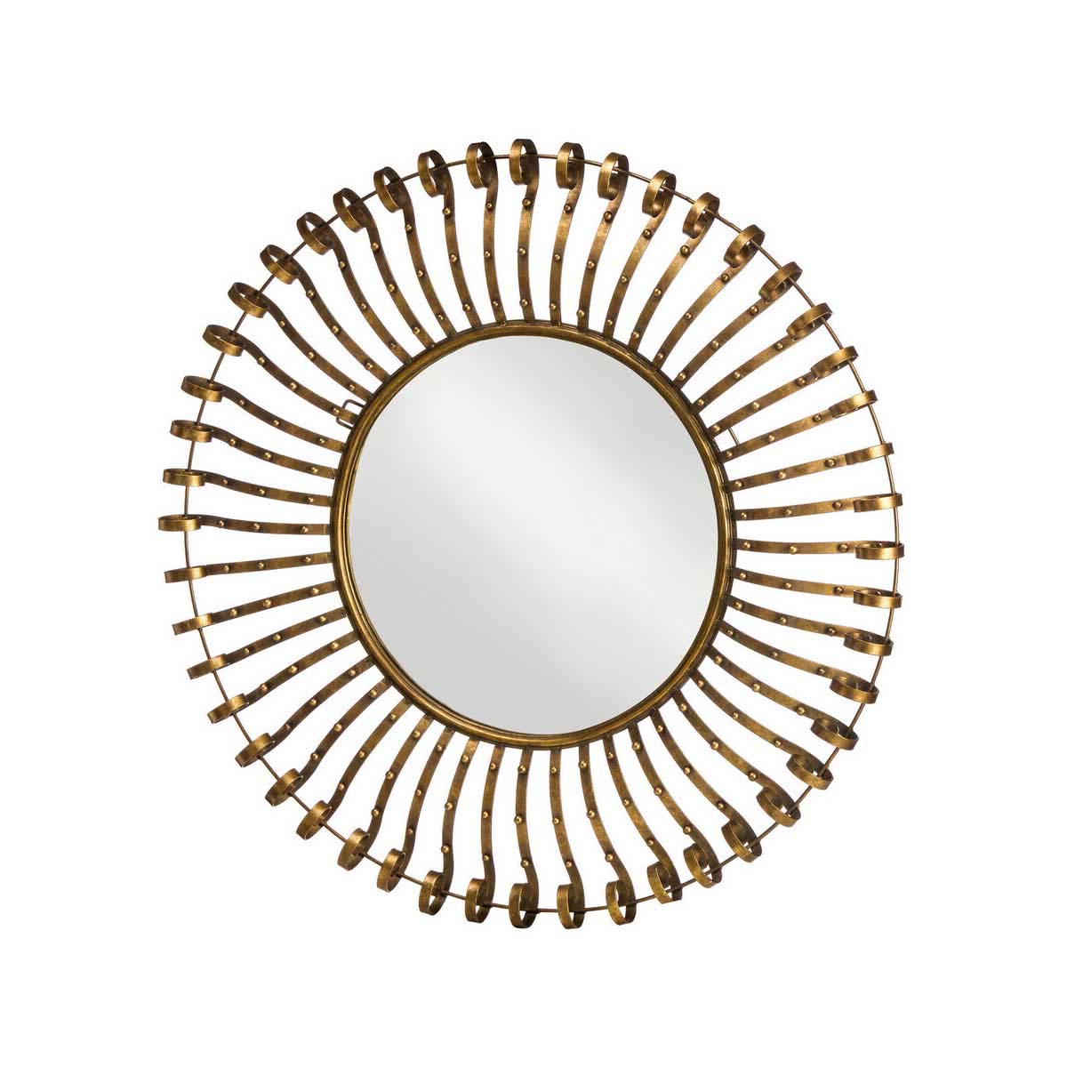 Cissell Spoke Frame Wall Mirror