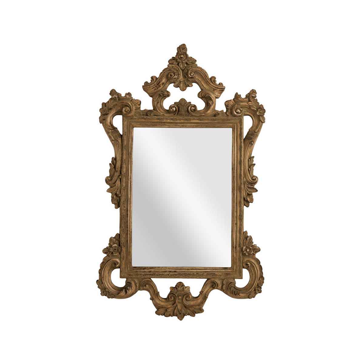 Brussels Baroque Style Antique Finish Wall Mirror