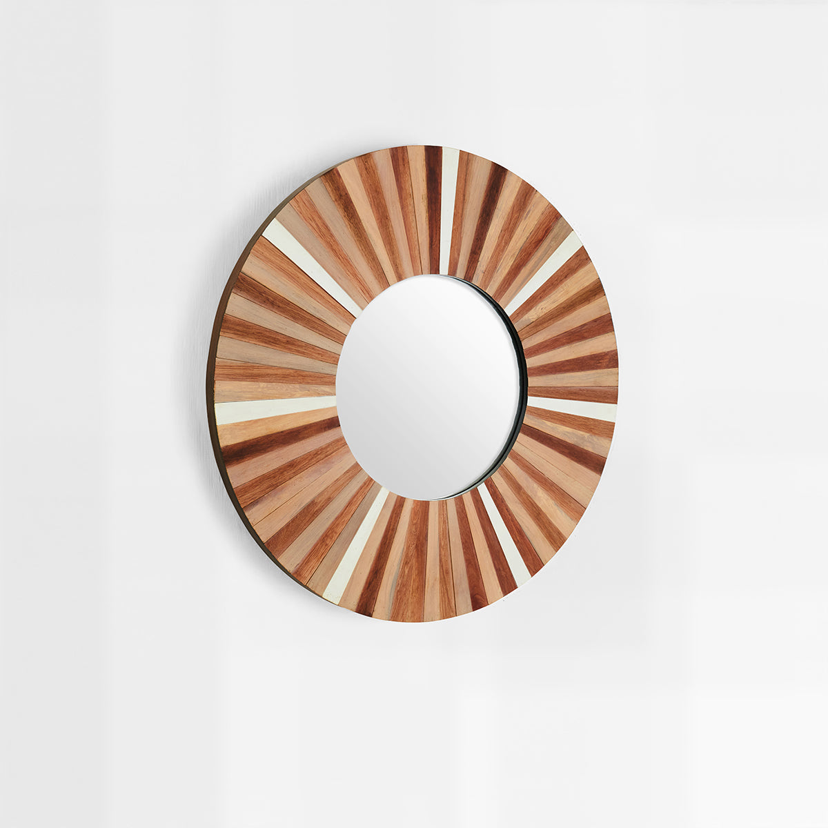 Barn Natural Wood Wall Mirror