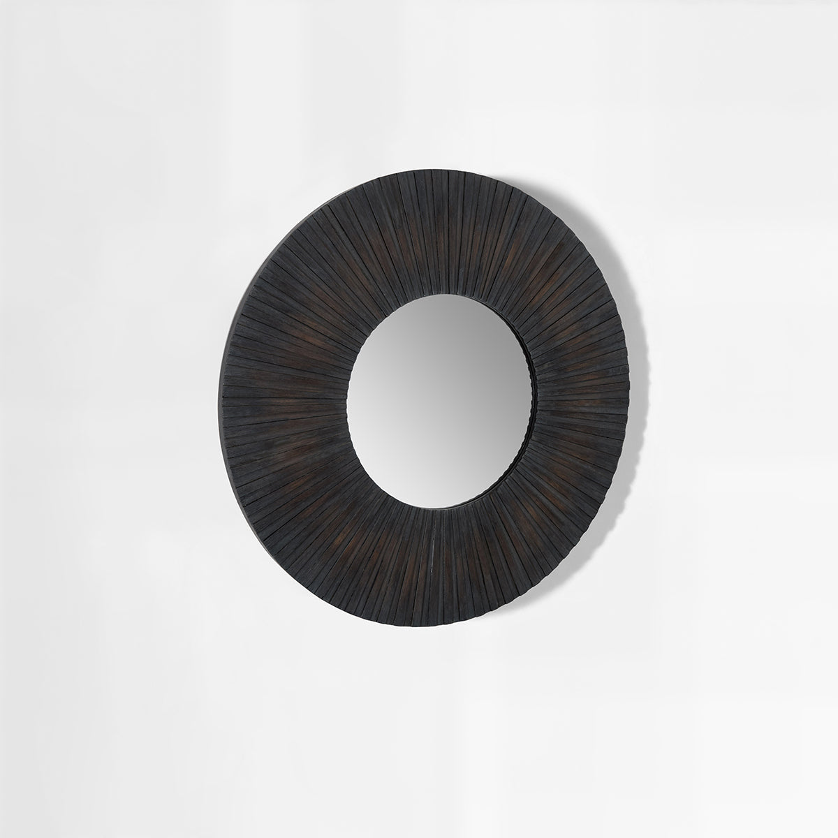 Barn Antique Wood Effect Wall Mirror