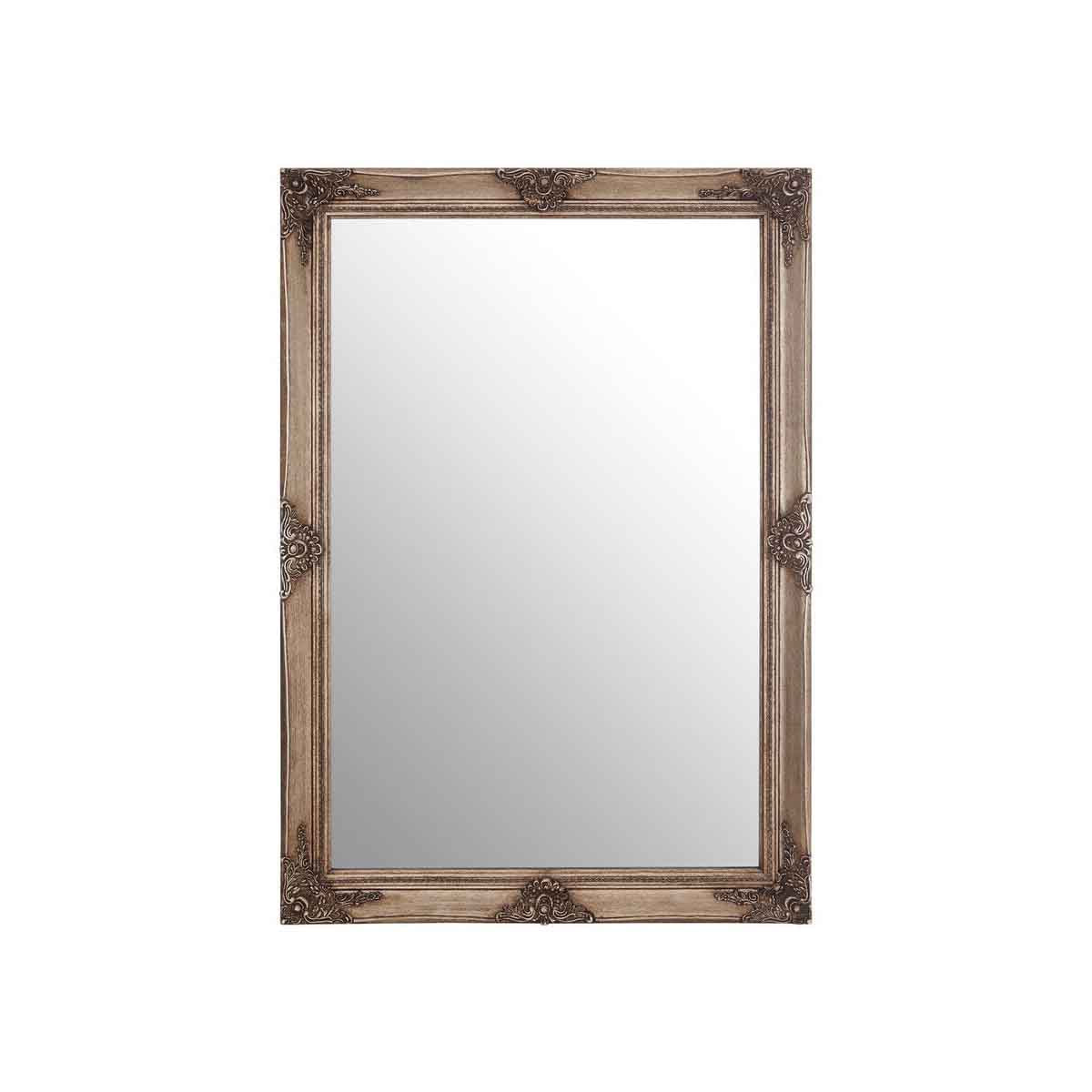 Brussels Baroque Rectangular Gold Wall Mirror