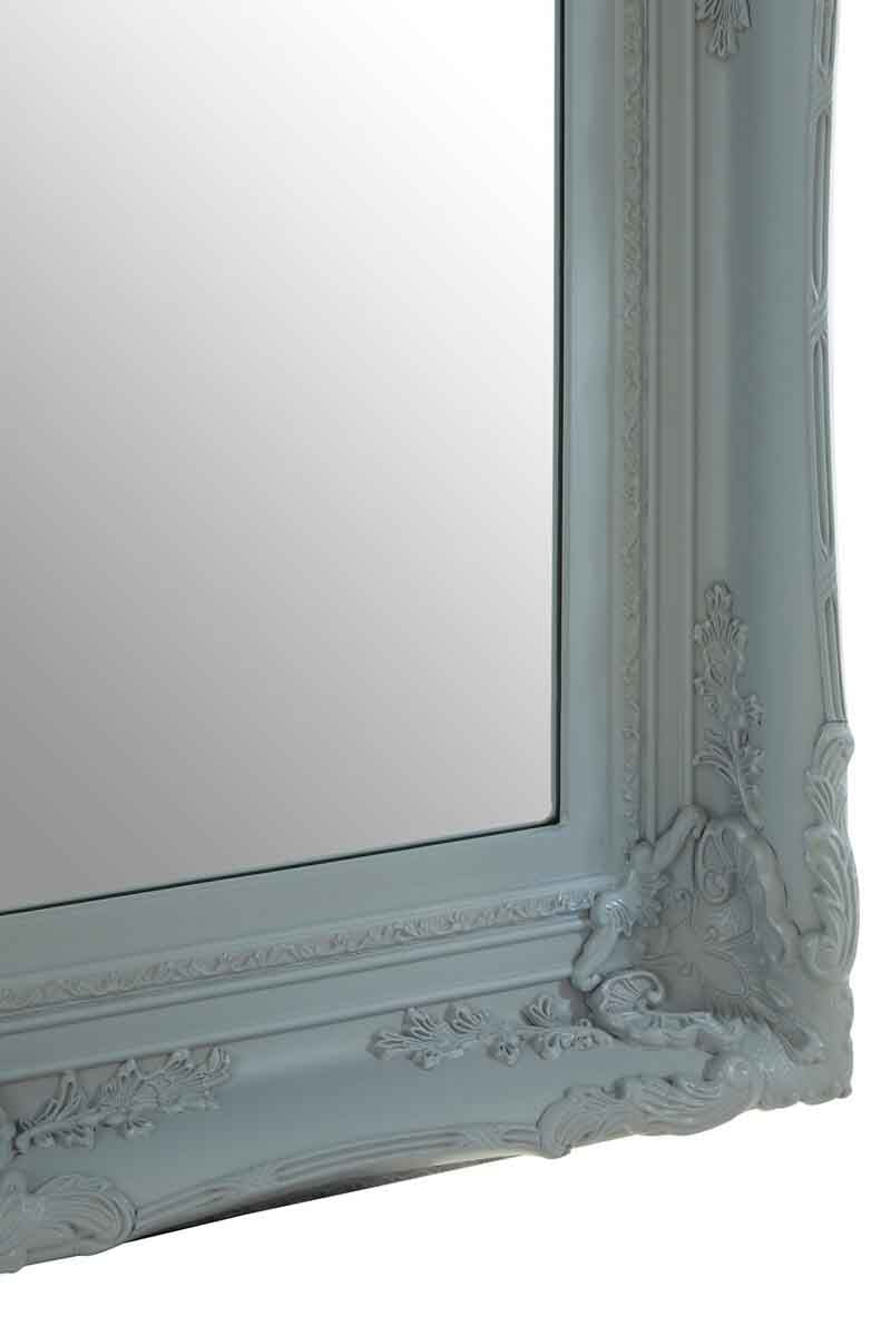 Brussels Baroque Rectangular Antique Grey Wall Mirror