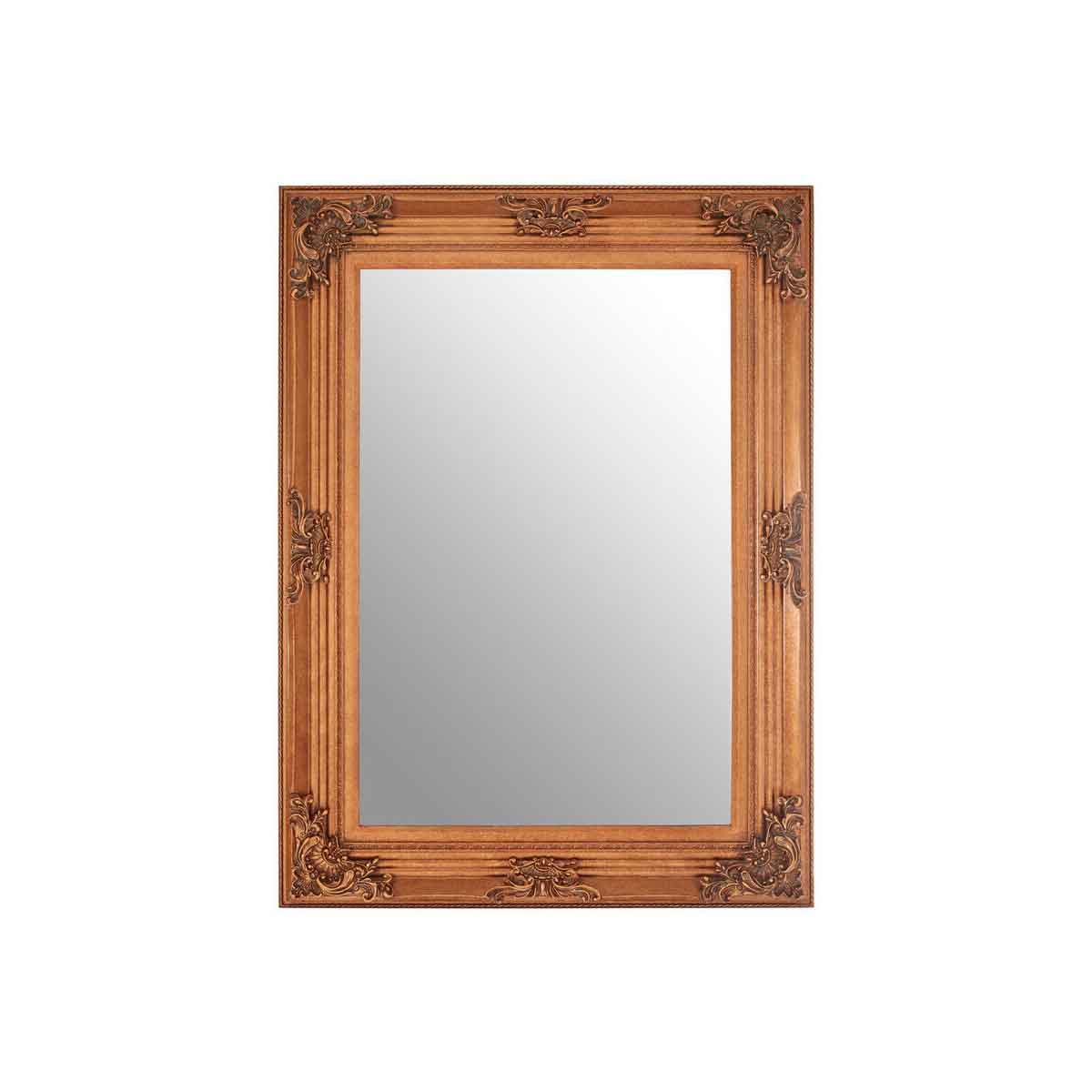 Brussels Baroque Rectangle Gold Wall Mirror