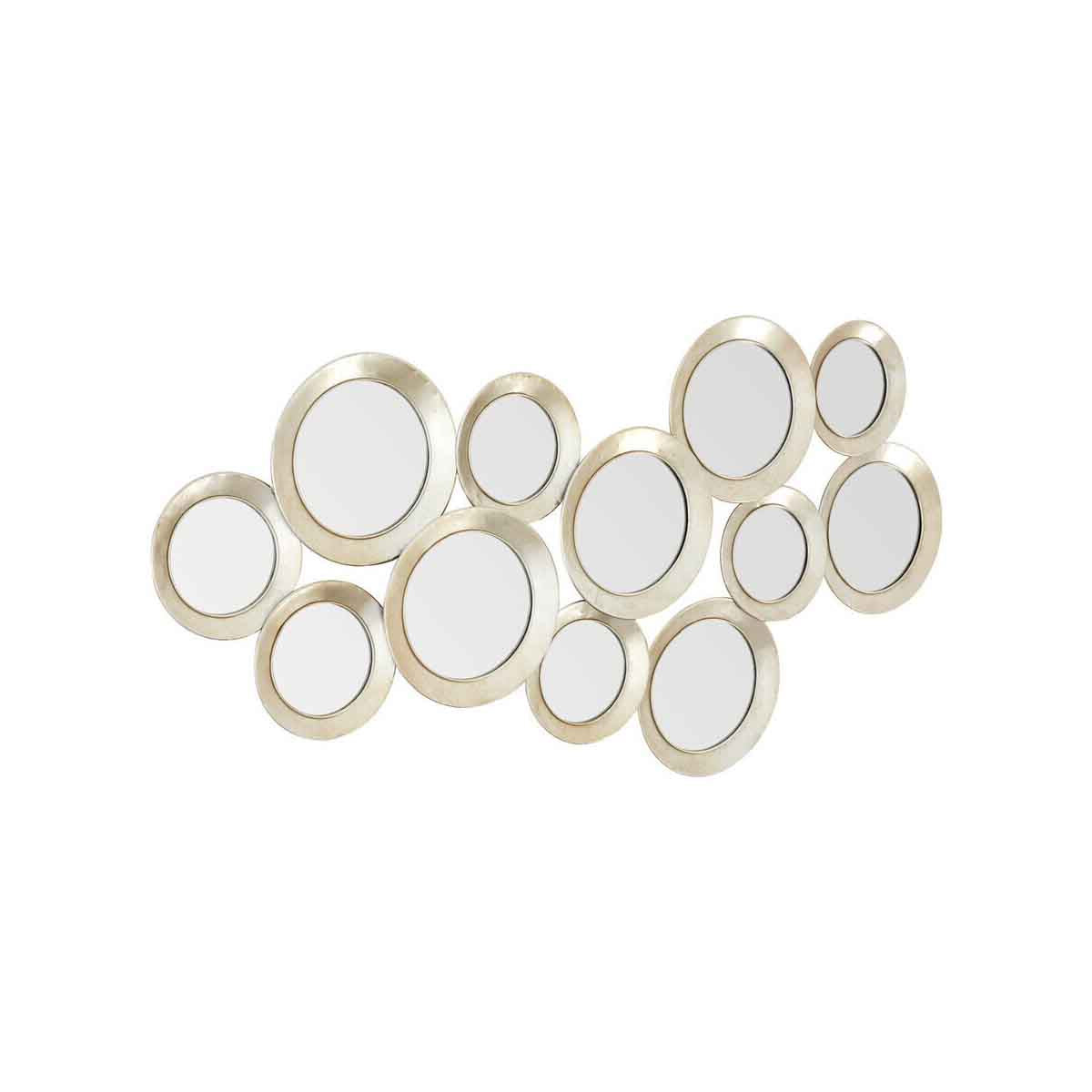 Marcia Silver Finish Wall Mirror