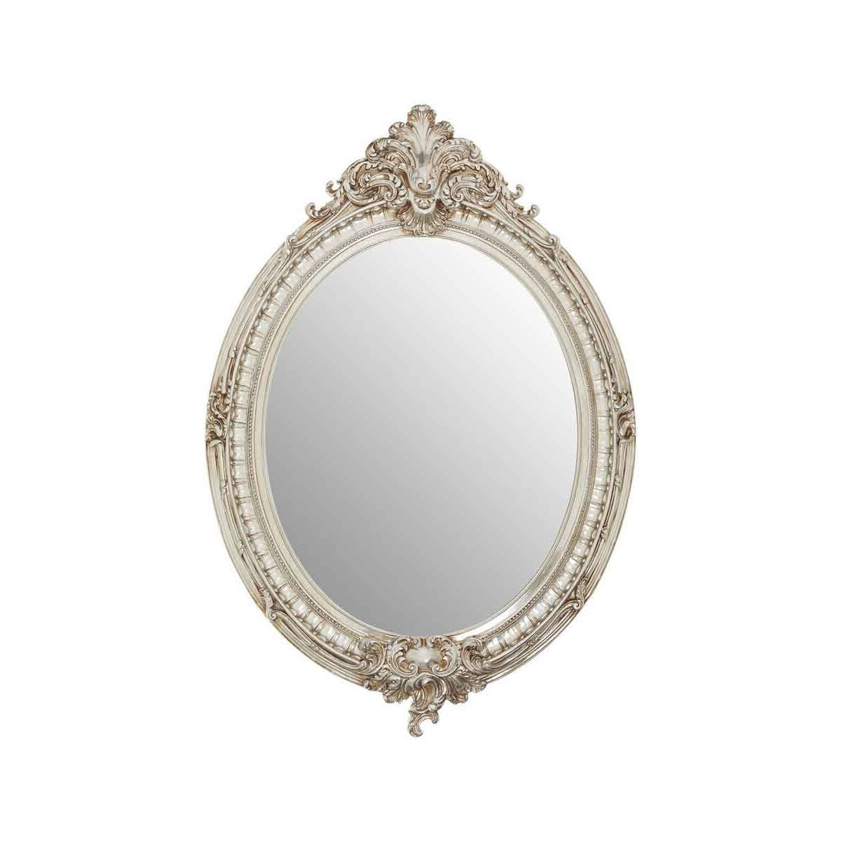 Juliet Champagne Oval Framed Wall Mirror
