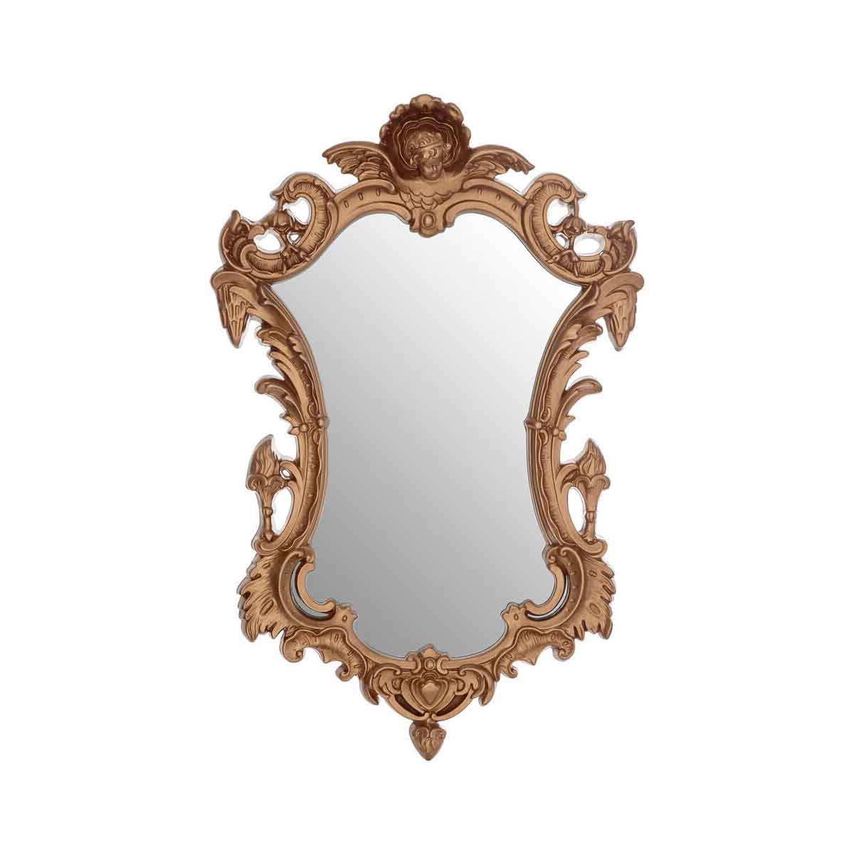 Hasse Neo-Classical Gold Finish Wall Mirror