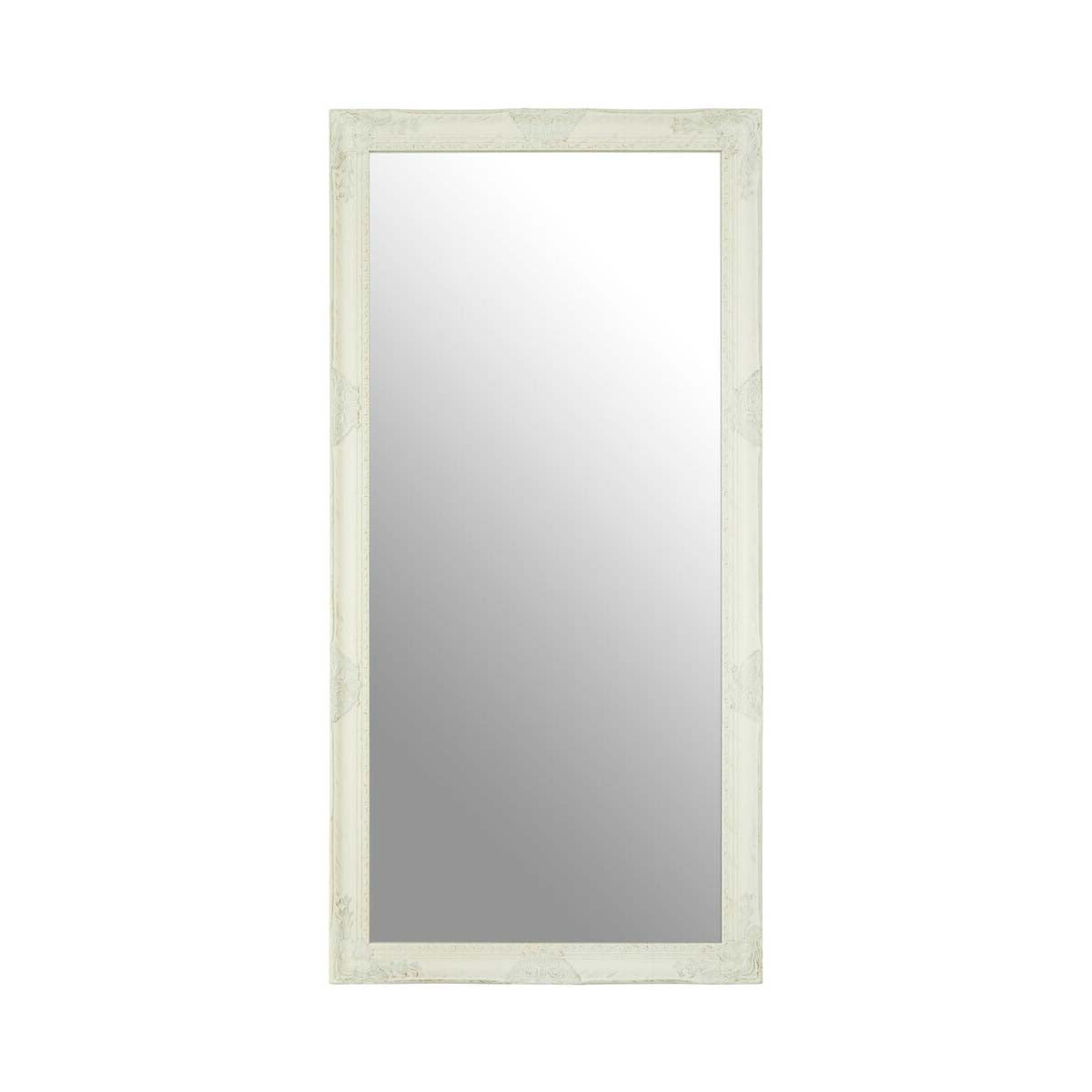 Andrey White And Brushed Gold Finish Wall Mirror