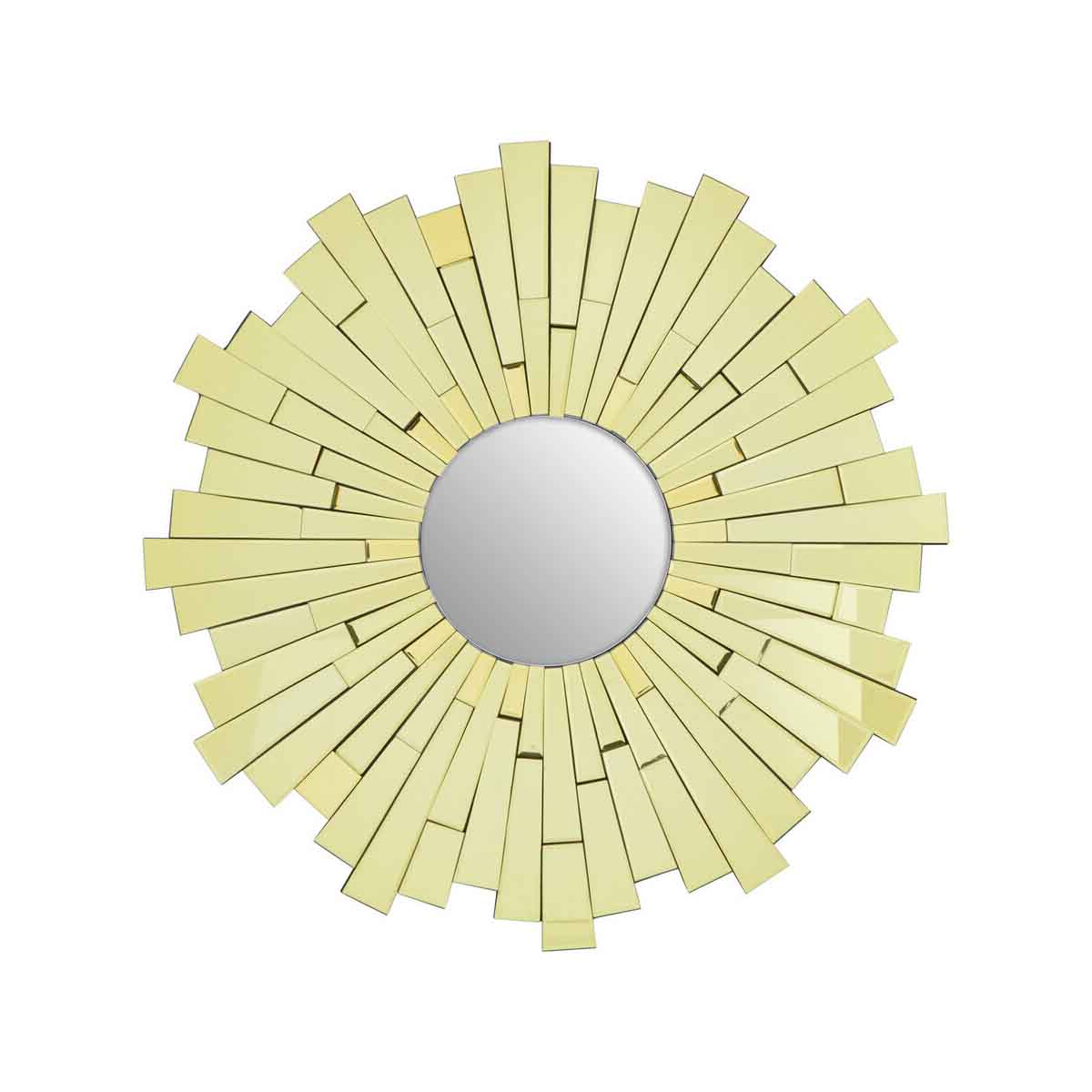 Glitzy Large Circular Wall Mirror