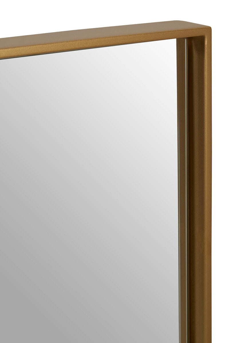 Ando Medium Square Gold Finish Wall Mirror
