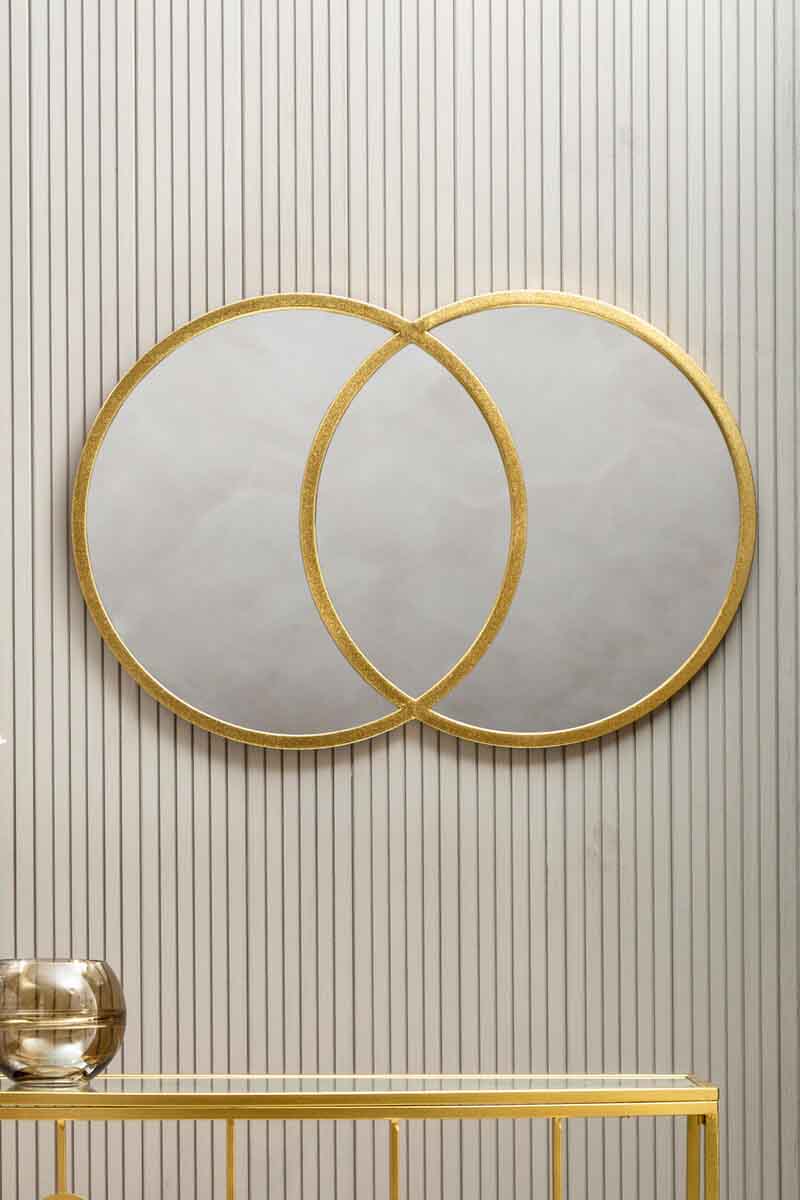 Farran Overlapped Circles Wall Mirror