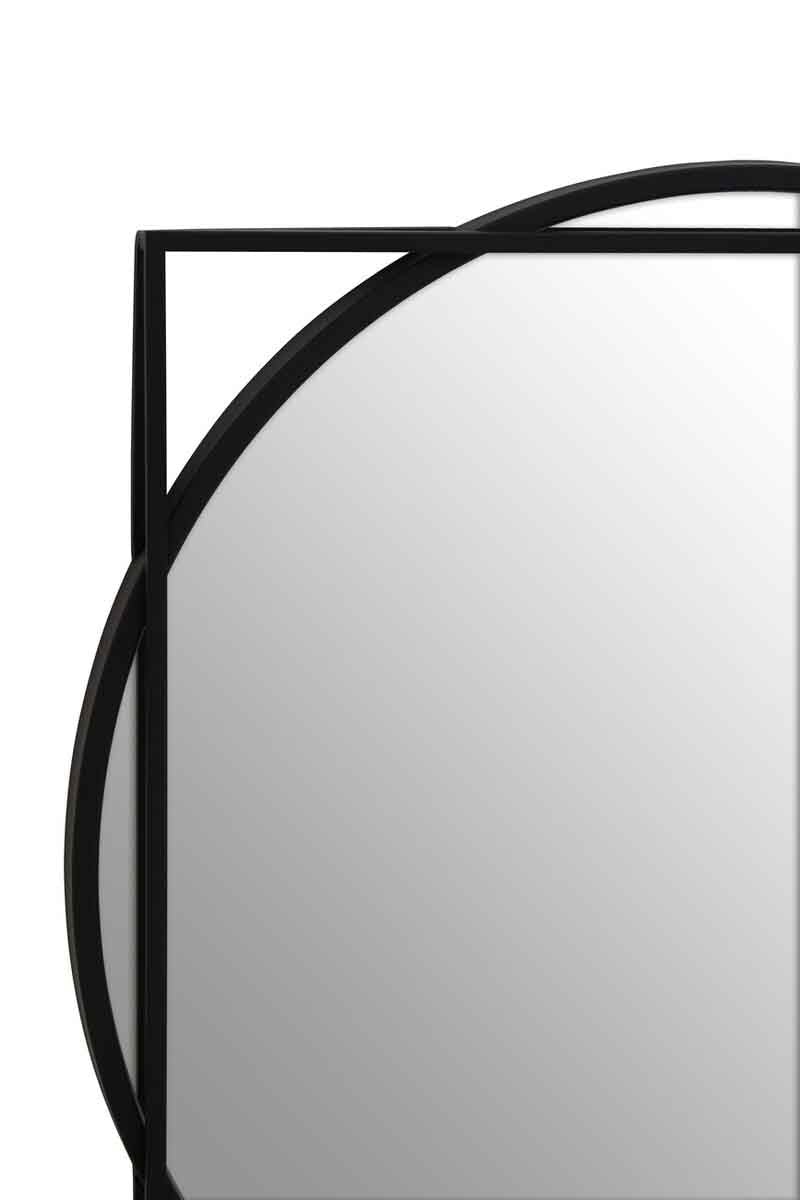 Matera Square Black Wall Mirror