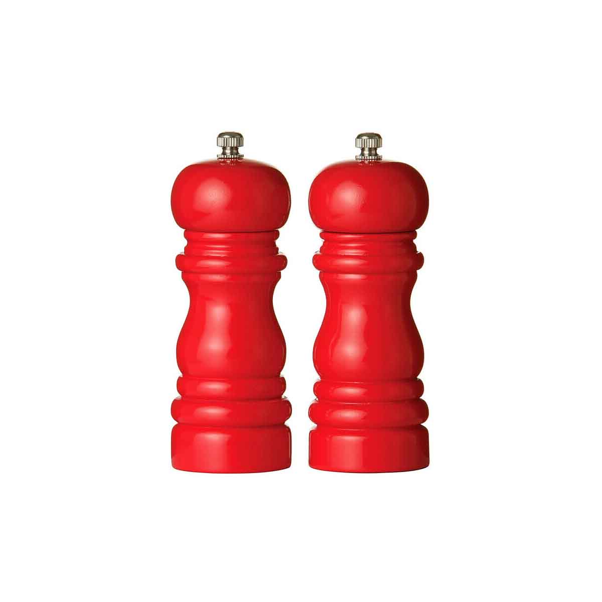 Salta Red Hi Gloss Salt and Pepper Set