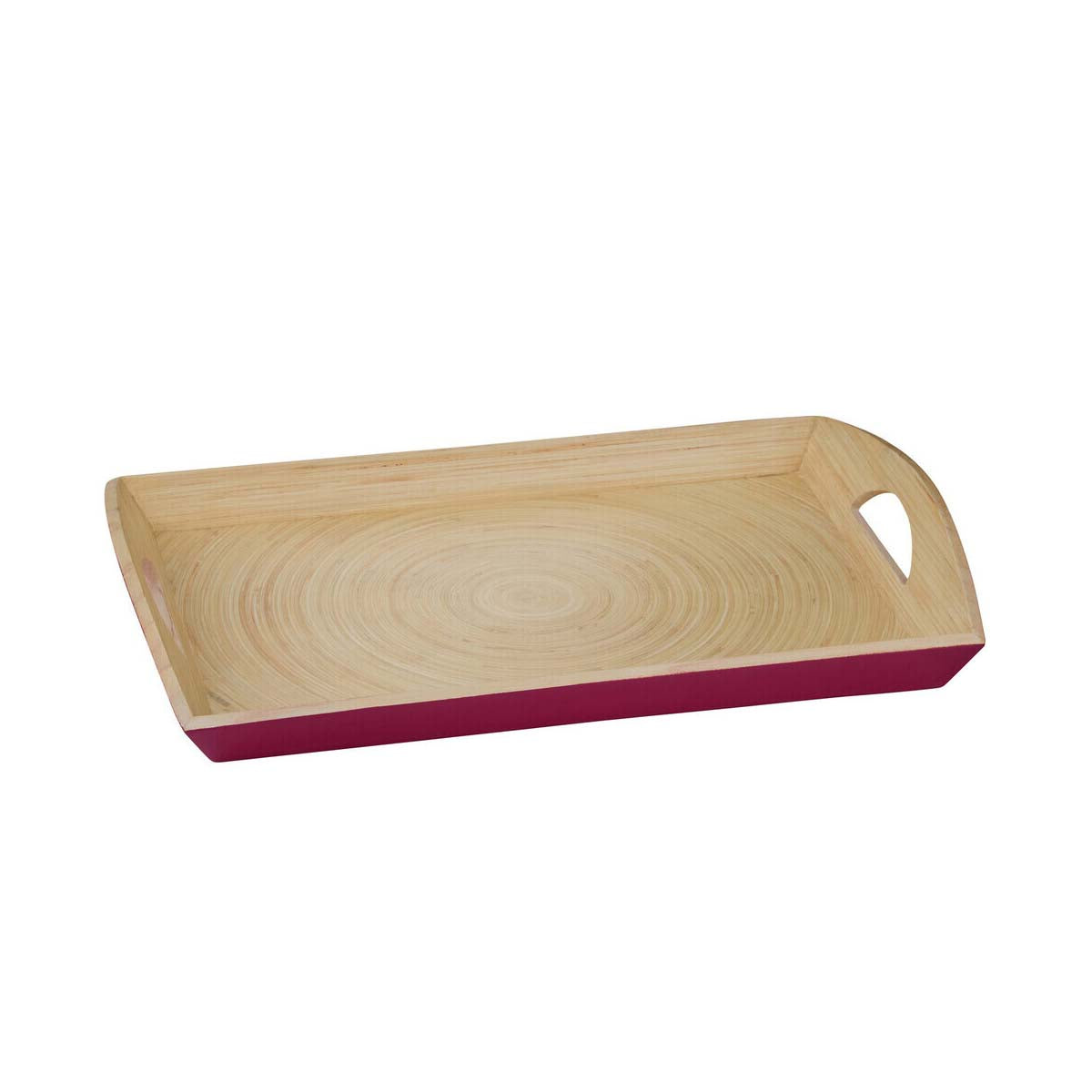 Kyoto Raspberry Rectangular Serving Tray