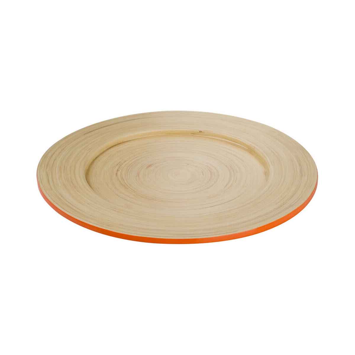 Kyoto Orange Bamboo Charger Plate