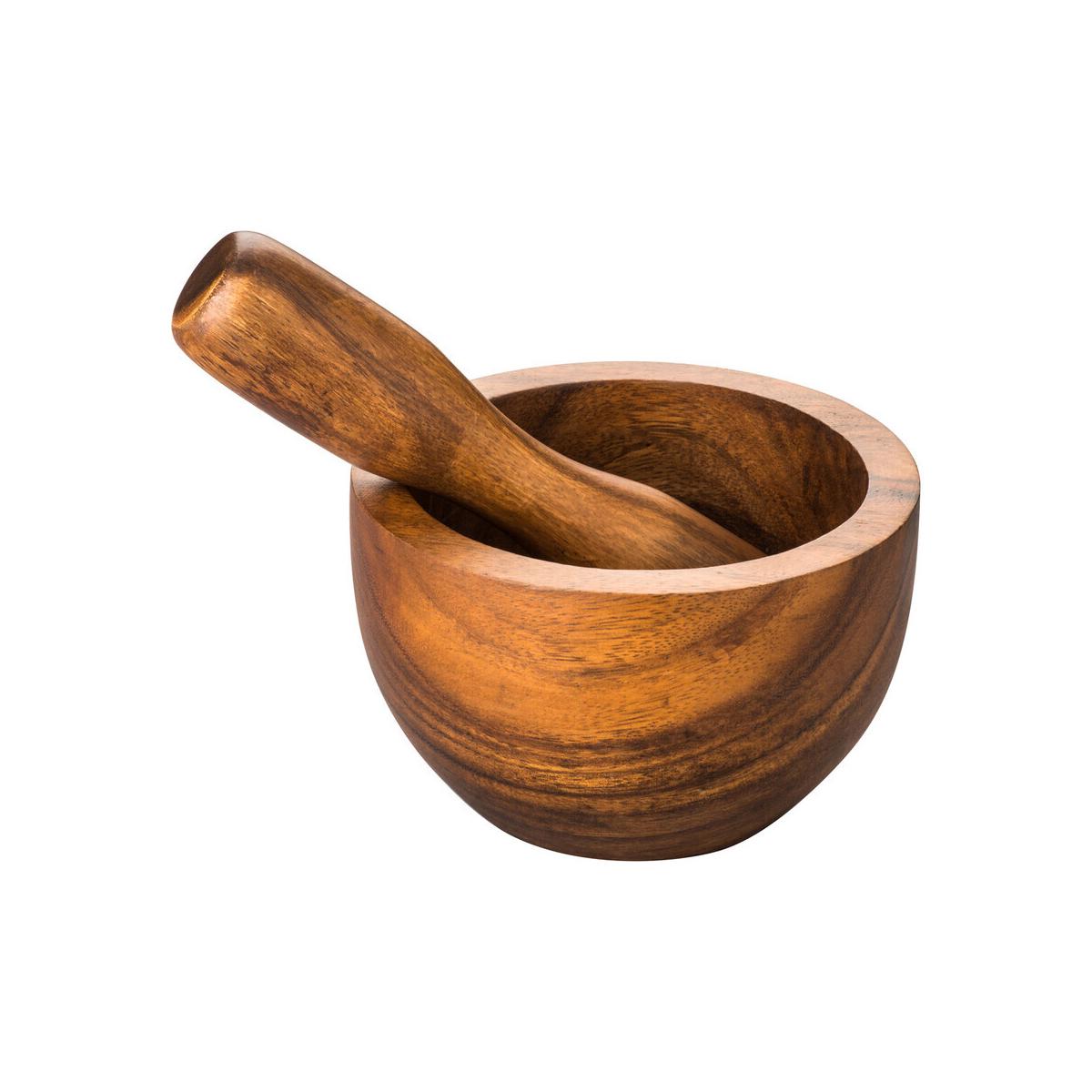 Kora Small Mortar and Pestle in Acacia Wood