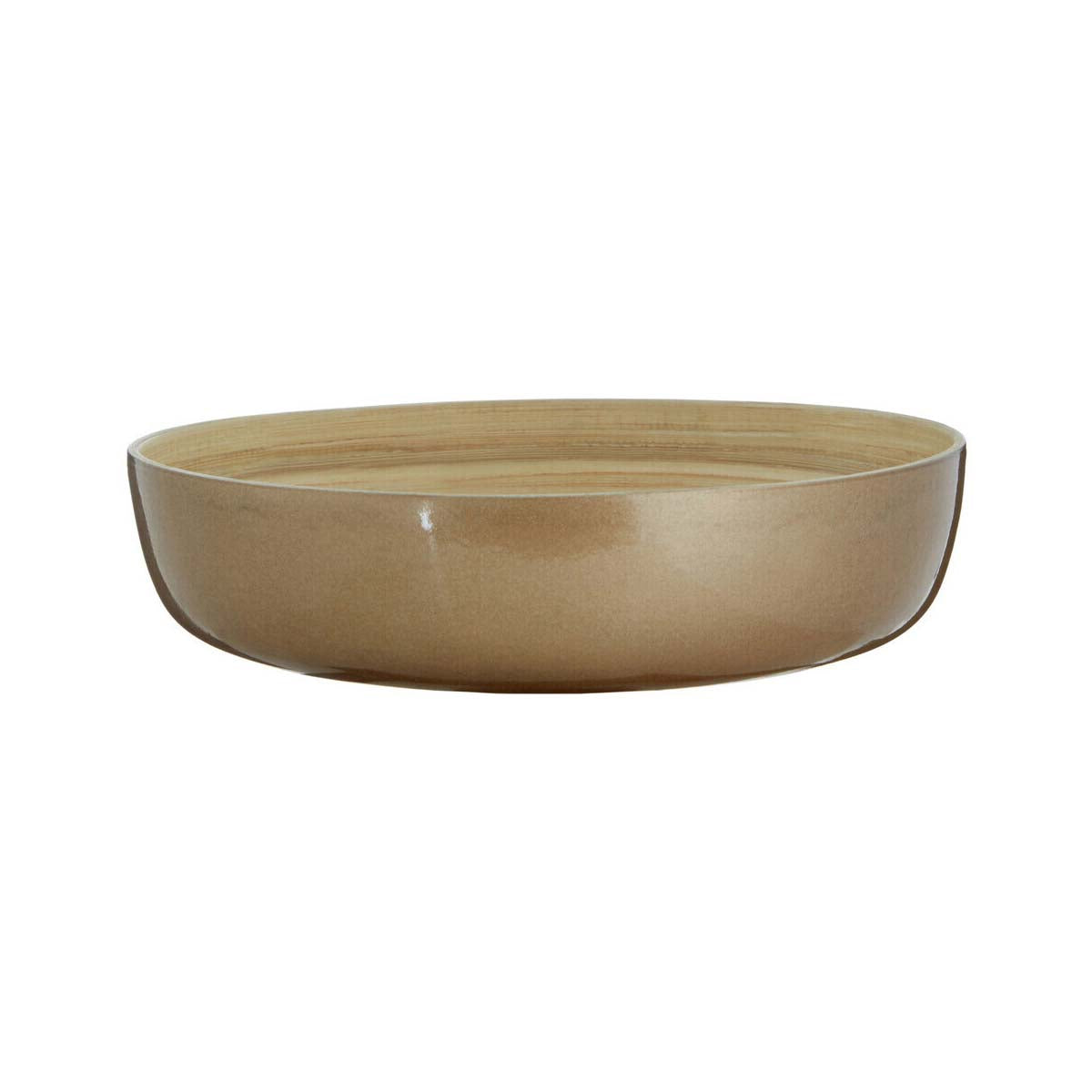 Kyoto Gold Salad Bowl With Raised Edges