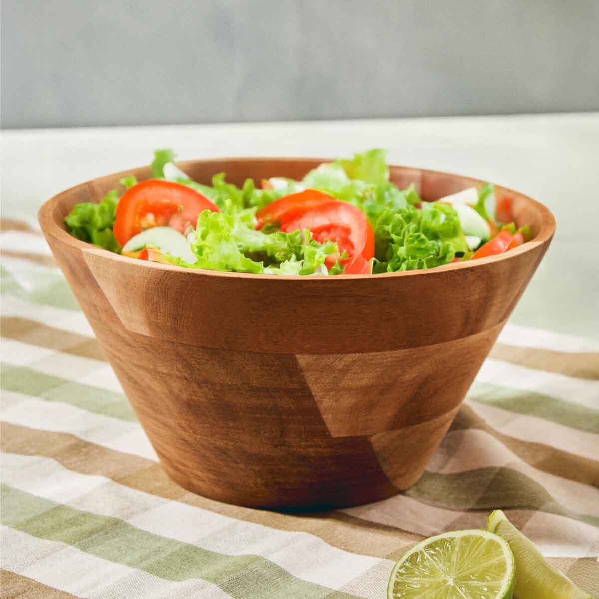 Socorro Acacia Wood Salad Bowl