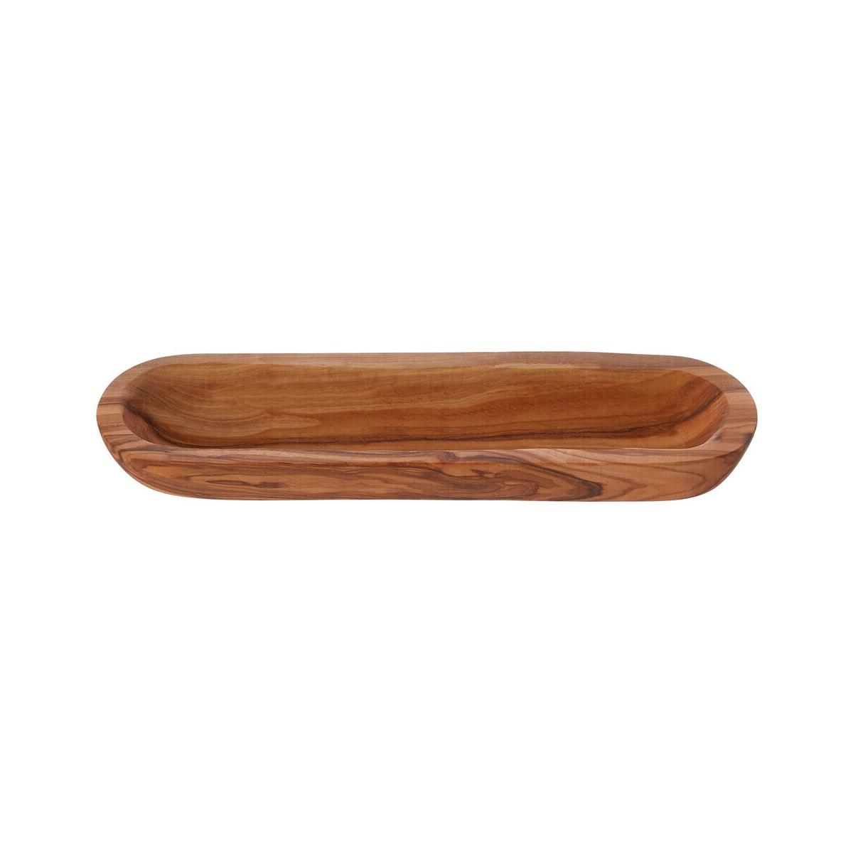 Kora Olive Wood Oval Platter