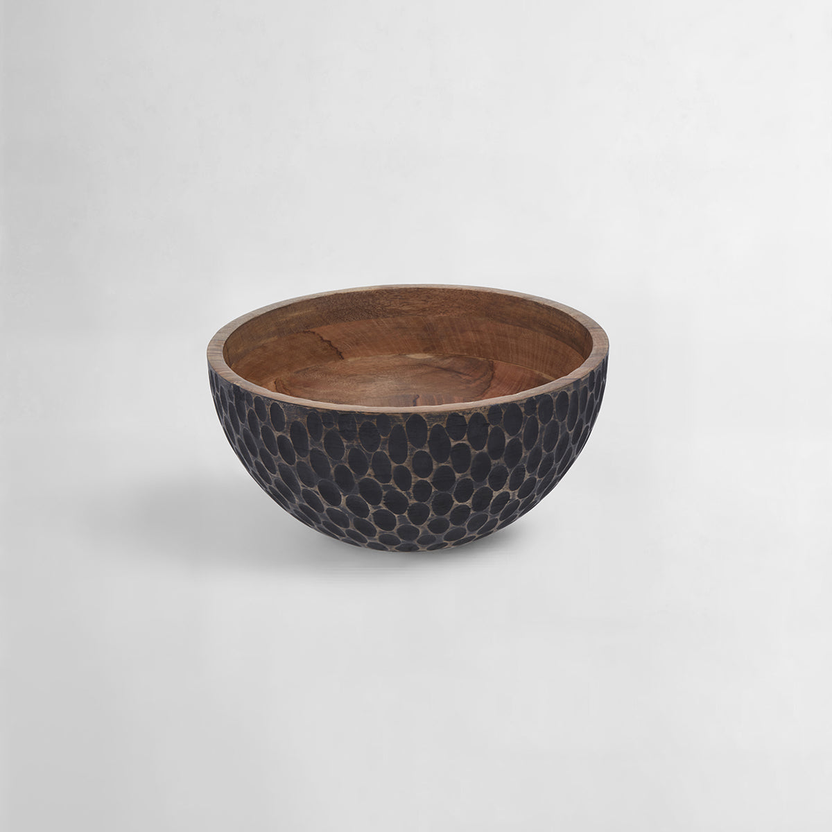 Kara Large Mango Wood Bowl