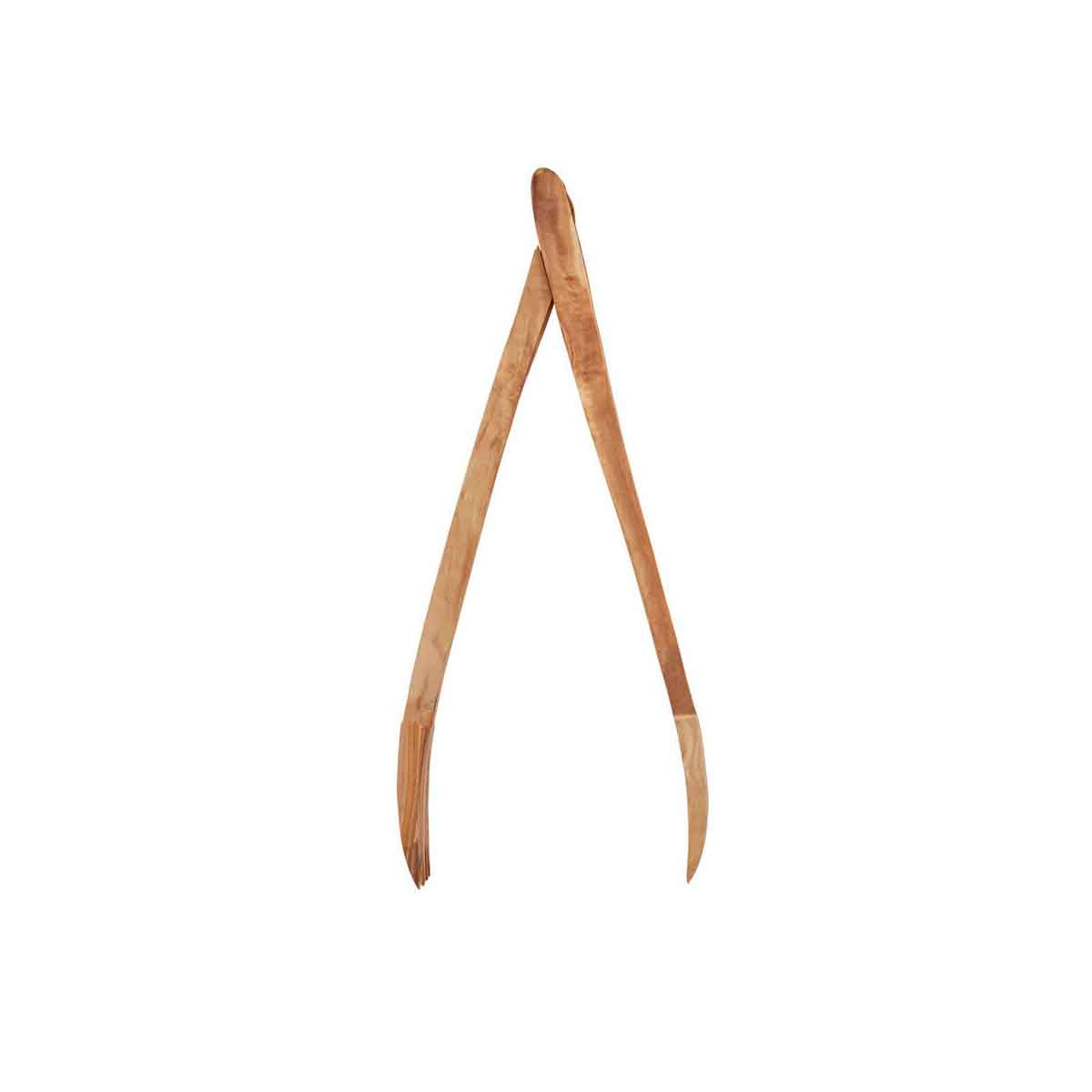 Kora Olive Wood Serving Tongs