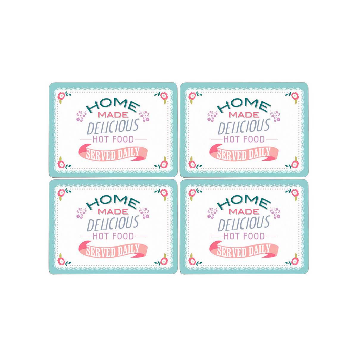 Set Of Four Amelie Cork Placemats