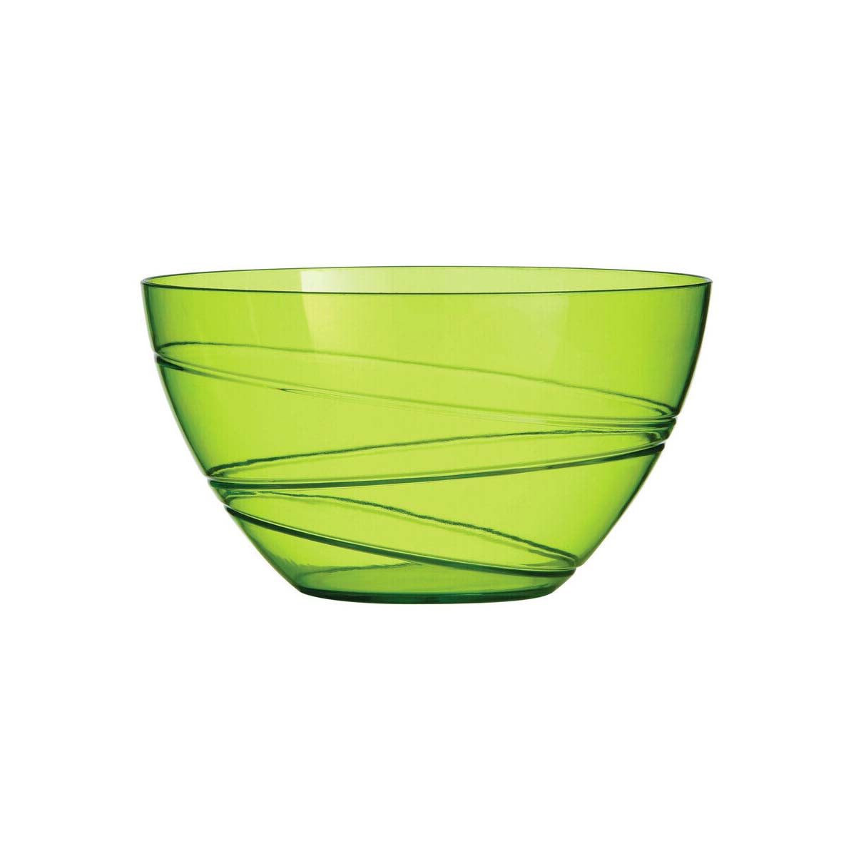 Green Plastic Summer Salad Bowl