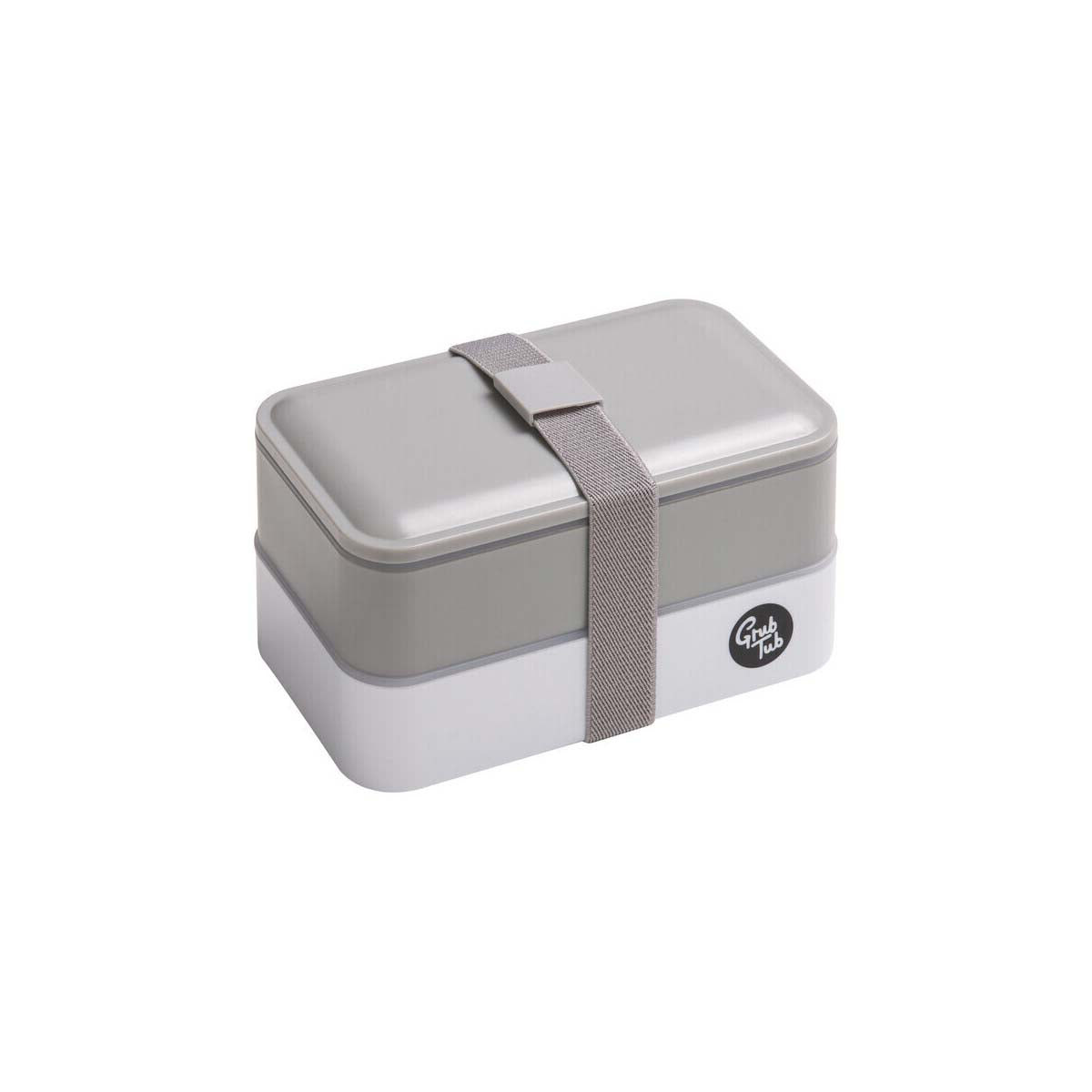 Grub Tub Grey Lunch Box