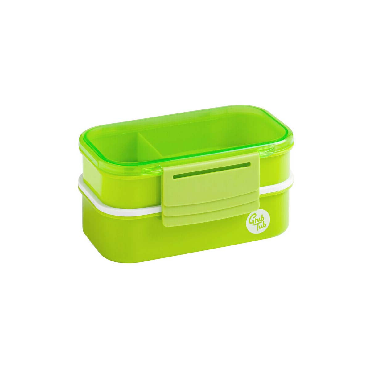 Grub Tub Green Lunch Box with Cutlery