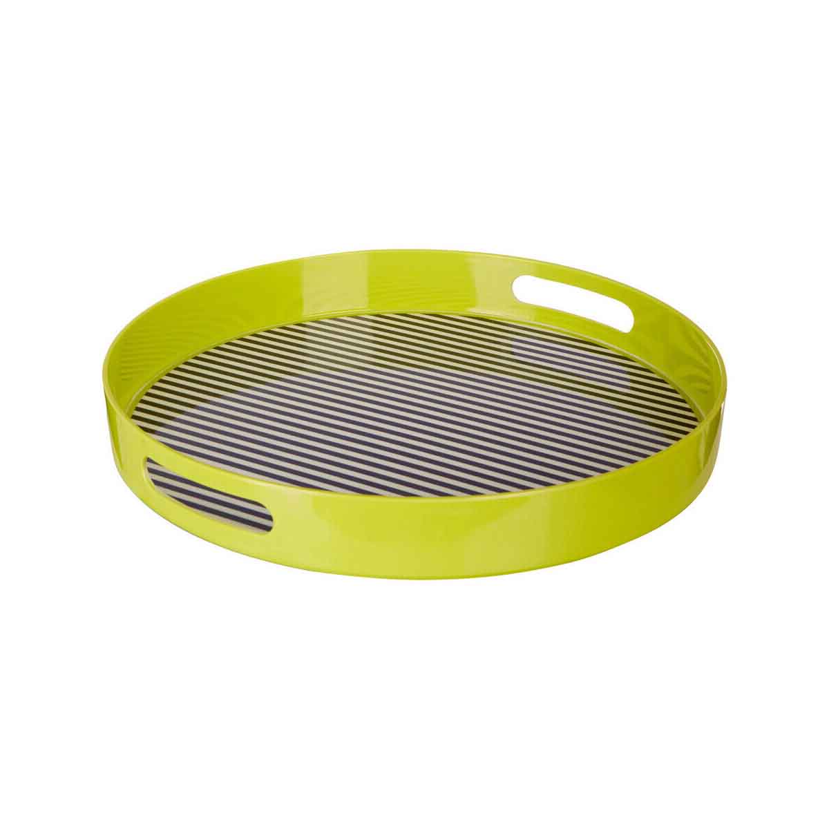 Mimo Stripe Tray With Handles