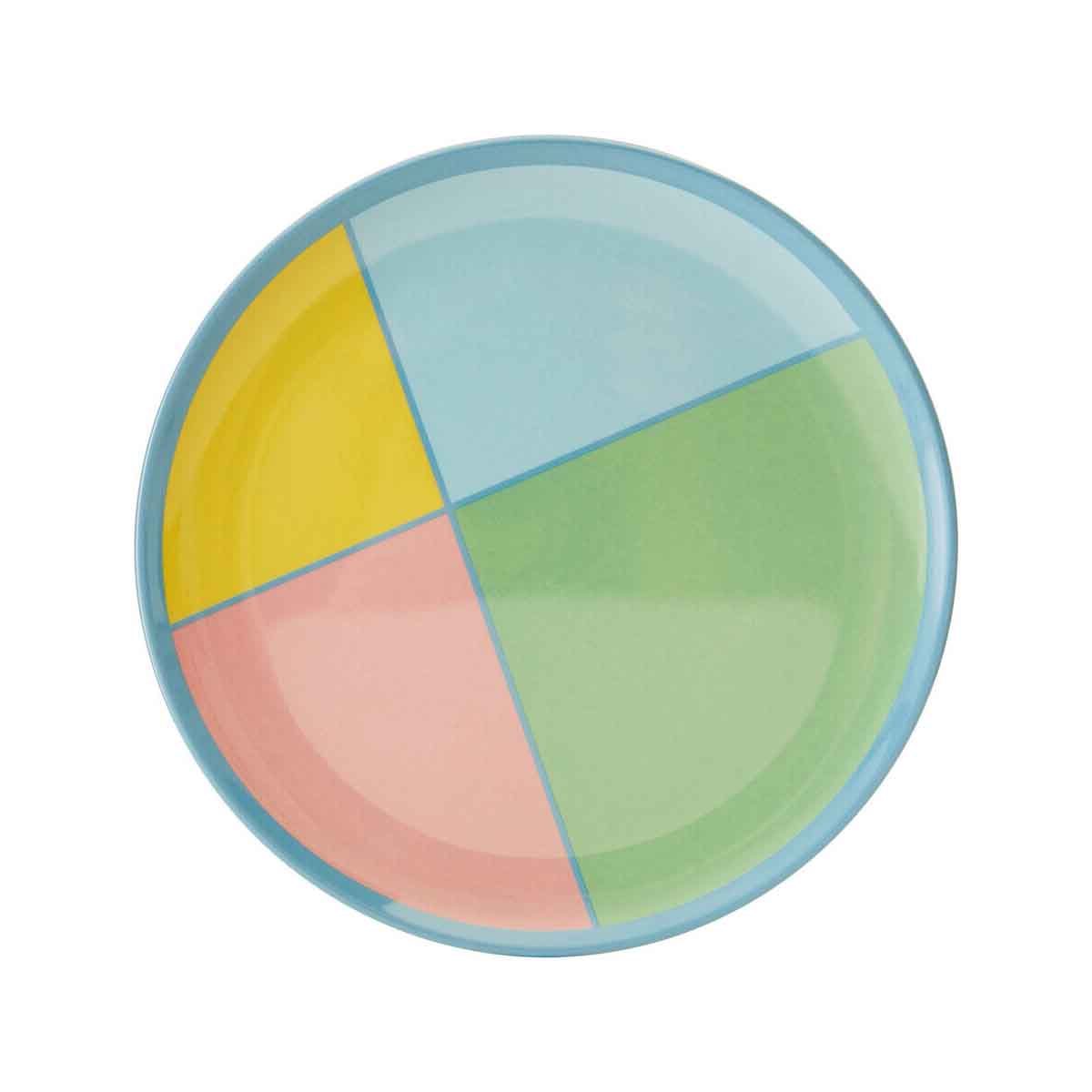 Mimo Set Of 4 Melamine Dinner Plates